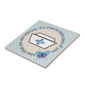 Pensionierte Krankenschwester-Fliese Fliese (Seite)