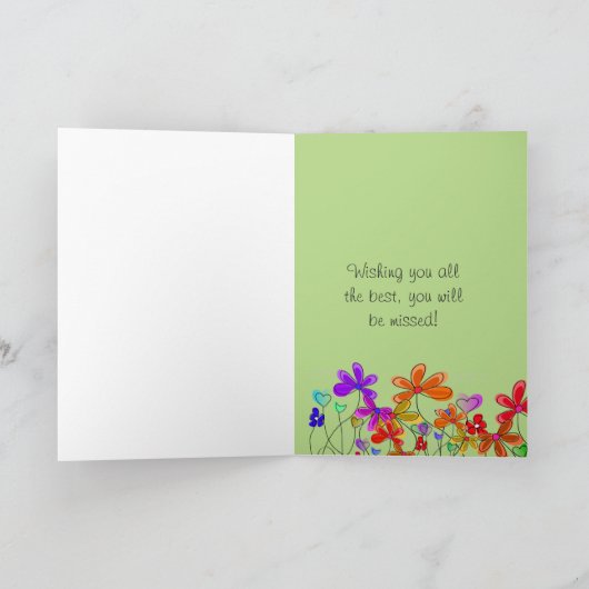 Pensionierte Krankenschwester-Gedicht-Gruß-Karte Karte (Innenseite)