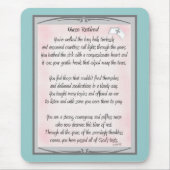 Pensionierte Krankenschwester-Gedichtgeschenke Mousepad (Vorne)