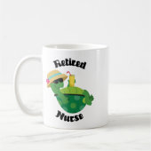 Pensionierte Krankenschwester (Schildkröte) Kaffeetasse (Links)