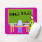 Pensionierte Lehrer-Geschenke Mousepad (Mit Mouse)