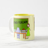 Pensionierte Lehrer-Geschenke Zweifarbige Tasse (Vorderseite Links)