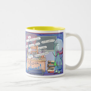 Pensionierte Lehrer-Kunst-Geschenke Zweifarbige Tasse