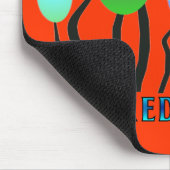 Pensionierte Lehrer-künstlerische Baum-Geschenke Mousepad (Ecke)