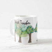 Pensionierte Lehrer-künstlerische Kaffeetasse (Vorderseite Links)