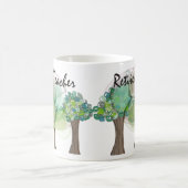 Pensionierte Lehrer-künstlerische Kaffeetasse (Mittel)