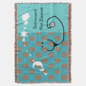 Pensionierte medizinische berufliche Decke (Vorderseite Vertikal)