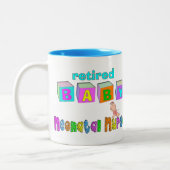 Pensionierte neugeborene zweifarbige tasse (Links)