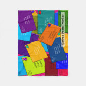 Pensionierte Postarbeitskraft-Fleece-Decke Fleecedecke (Vorderseite)