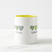 Pensionierte Sozialarbeiter-Geschenke Zweifarbige Tasse (Mittel)