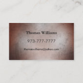 Pensionierte Visitenkarten Visitenkarte (Rückseite)