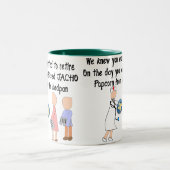 Pensionierte Zweifarbige Tasse (Mittel)