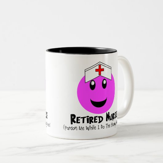 Pensionierte Zweifarbige Tasse (VorderseiteRechts)