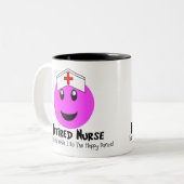 Pensionierte Zweifarbige Tasse (Vorderseite Links)