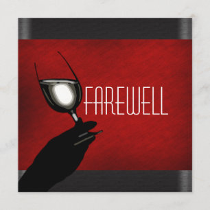 Pensionierter Abschied des Ruhestands-Party Einladung