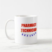 PENSIONIERTER APOTHEKEN-TECHNIKER KAFFEETASSE (Links)