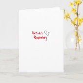 PENSIONIERTER ATMUNGStherapeut Karte (Gelbe Blume)