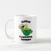 Pensionierter Atmungstherapeut (Schildkröte) Kaffeetasse (Links)