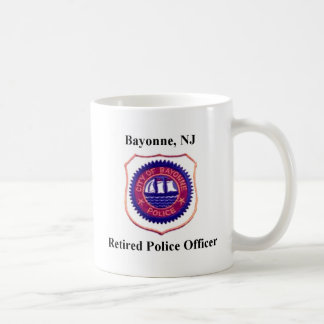 Pensionierter Bayonne-Polizeibeamte Kaffeetasse