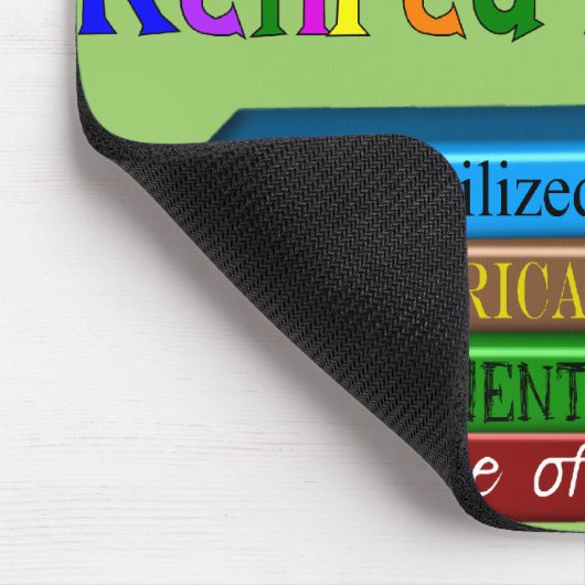 Pensionierter Bibliothekar 569,0 Mousepad (Ecke)