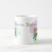 Pensionierter Bibliothekar LEERER WAGEN Kaffeetasse (Mittel)