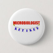 PENSIONIERTER BIOLOGE BUTTON (Vorderseite)