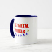 PENSIONIERTER BLECHSCHLOSSER TASSE (Vorderseite Links)