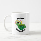 Pensionierter Buchhalter (Schildkröte) Kaffeetasse (Links)