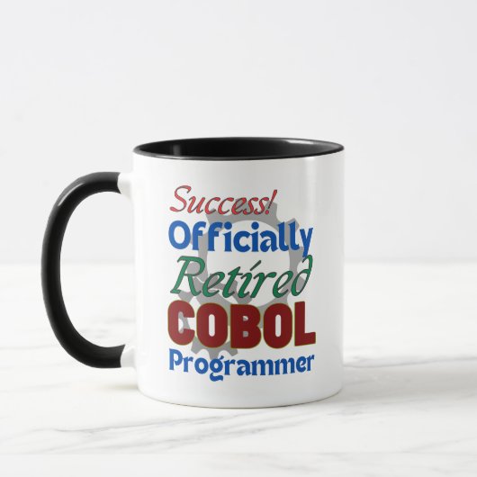 Pensionierter COBOL-Programmierer kompiliert Freud Tasse (Links)