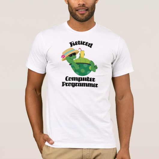 Pensionierter Computerprogrammierer (Schildkröte) T-Shirt (Vorderseite)