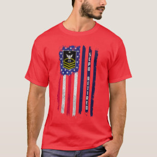 Pensionierter E8 Senior Chief Petty Officer Rang A T-Shirt