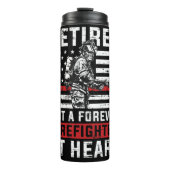 Pensionierter Feuerwehrmann Immer Noch Ein Held Thermosbecher (Vorderseite)