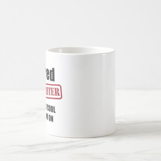 Pensionierter Feuerwehrmann Kaffeetasse (Mittel)