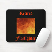 Pensionierter Feuerwehrmann Mousepad (Mit Mouse)