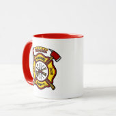 PENSIONIERTER FEUERWEHRMANN TASSE (Vorderseite Links)