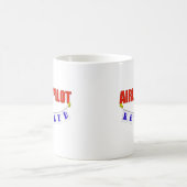 PENSIONIERTER FLUGLINIEN-PILOT KAFFEETASSE (Mittel)