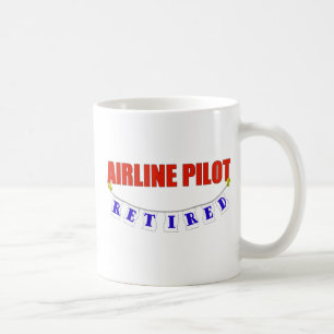 PENSIONIERTER FLUGLINIEN-PILOT KAFFEETASSE