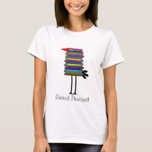 Pensionierter Hauptbuch-Vogel-T - Shirt