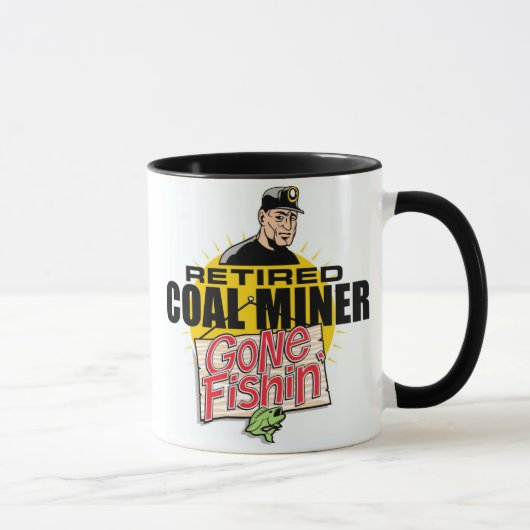 PENSIONIERTER KOHLEN-BERGMANN TASSE (Rechts)
