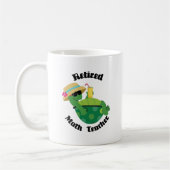 Pensionierter Mathe-Lehrer (Schildkröte) Kaffeetasse (Links)