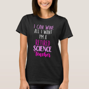 Pensionierter naturwissenschaftlicher Lehrer Schul T-Shirt