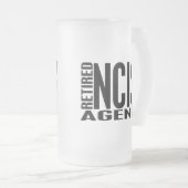 Pensionierter NCIS Agent Mattglas Bierglas (VorderseiteRechts)