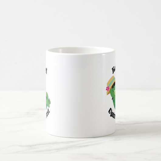 Pensionierter Optometriker (Schildkröte) Kaffeetasse (Mittel)