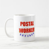 PENSIONIERTER POSTANGESTELLTER KAFFEETASSE (Links)
