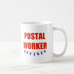 PENSIONIERTER POSTANGESTELLTER KAFFEETASSE