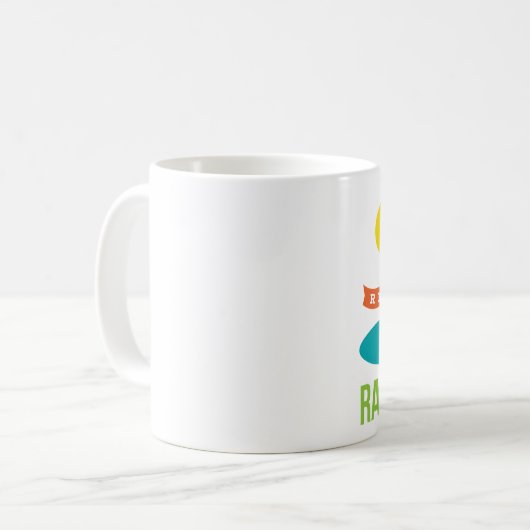 Pensionierter Radiologe-Strand Kaffeetasse (Vorderseite Links)