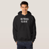 Pensionierter Reiseleiter Hoodie (Vorne ganz)