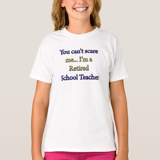 PENSIONIERTER SCHULLEHRER T-Shirt (Vorderseite)