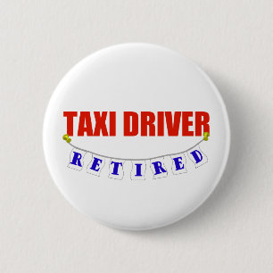 PENSIONIERTER TAXI-FAHRER BUTTON