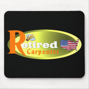 Pensionierter Tischler USA Mousepad